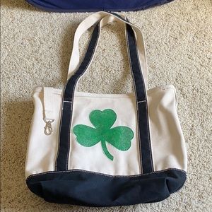 Land’s End Shamrock Tote Bag (never been used)